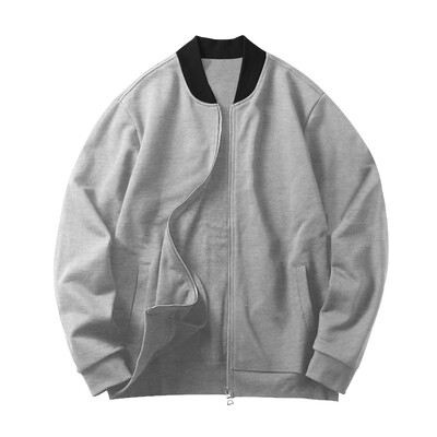 Pure Color Meeste Bomber Jope Meeste vabaaja tänavarõivad Hip Hop Tõmblukuga mantlid Mood Meeste Pesapalli Vormiriietus Lennukite jakid Riietus