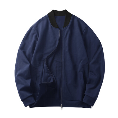 Pure Color Meeste Bomber Jope Meeste vabaaja tänavarõivad Hip Hop Tõmblukuga mantlid Mood Meeste Pesapalli Vormiriietus Lennukite jakid Riietus