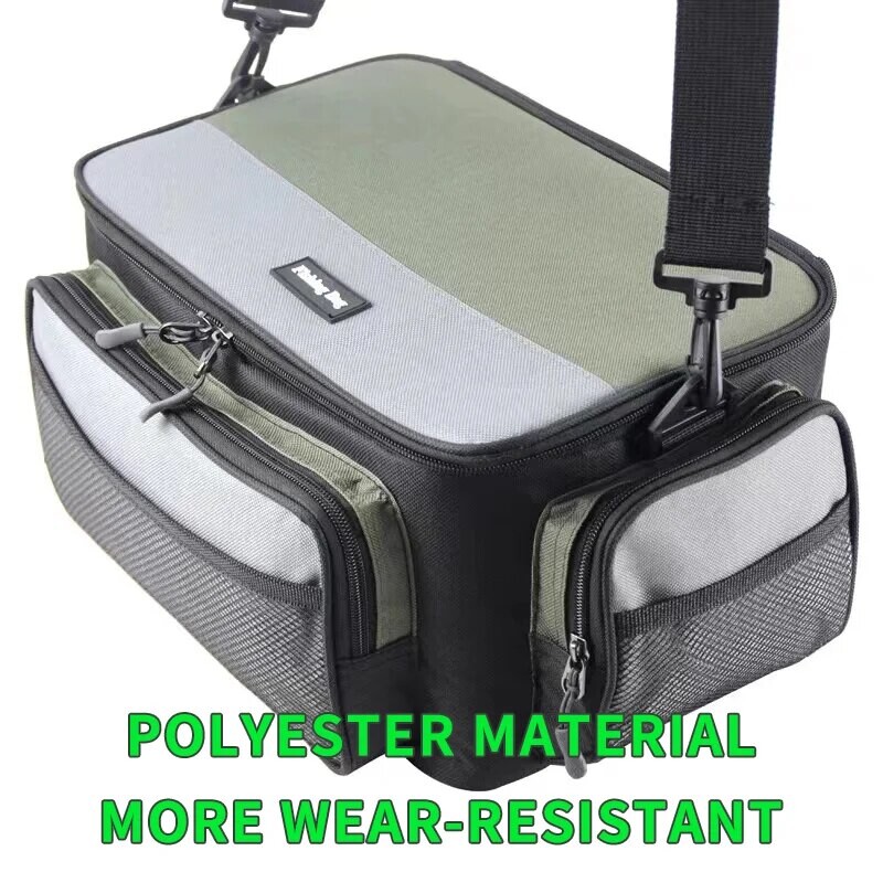 Multifunktsionaalne Luya kalastuskott, Oxfordi riie on veekindel ja kulumiskindel, ristkerega kalastuskott kalapüügivahendite Fanny pakk