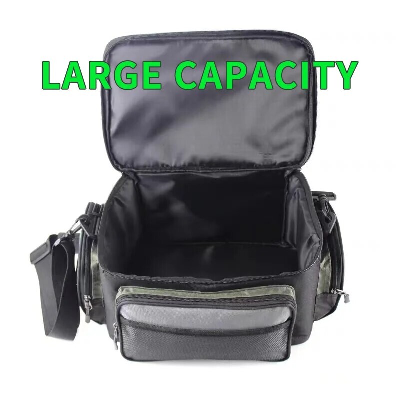 Multifunktsionaalne Luya kalastuskott, Oxfordi riie on veekindel ja kulumiskindel, ristkerega kalastuskott kalapüügivahendite Fanny pakk