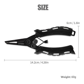 Ανοξείδωτο ατσάλι Fishing Gripper Professional Fishing Lip Grabber Tool, Fish Grabber Clip Fish Tackle