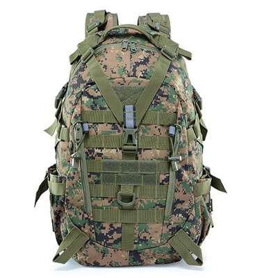 40L раница за къмпинг Мъжка чанта Пътни чанти Тактическа Molle раница за катерене Туризъм Открита светлоотразителна чанта за риболов през рамо