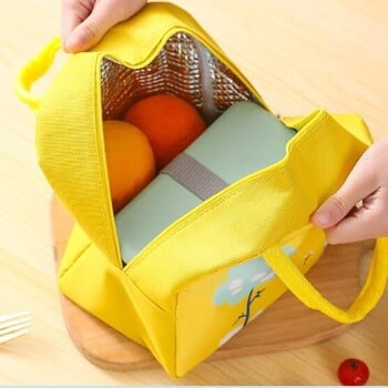 1 τμχ Cartoon Insolated Lunch Box Τσάντα Tote Τσάντα χειρός Bento Bag Lunch Insulation Bag Αλουμινόχαρτο παχύρρευστη Τσάντα Lunch Box