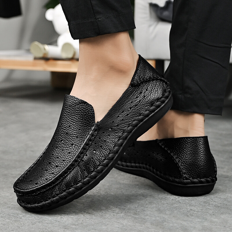 Käsitsi valmistatud klassikalised uued meeste kingad 2024 kuum soodusmüük Meestele Mugavad vabaajajalatsid Kerged nahast sõidujalatsid Meeste kingad Loafers