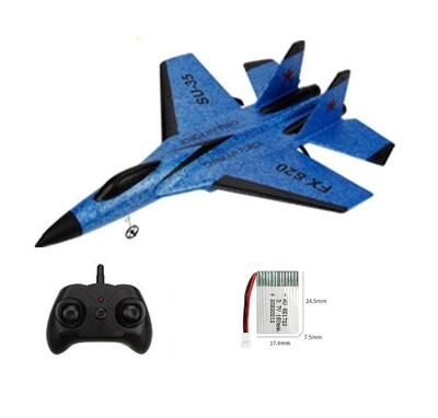 2.4G Glider RC Drone Flanker-E SU35 Fixed Wing Airplane Remote Control Airplane Electric With LED Outdoor Toys RC Plane SU-35