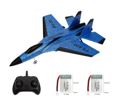 2.4G Glider RC Drone Flanker-E SU35 Fixed Wing Airplane Remote Control Airplane Electric With LED Outdoor Toys RC Plane SU-35