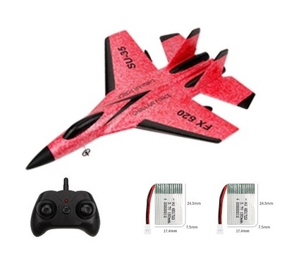 2.4G Glider RC Drone Flanker-E SU35 Fixed Wing Airplane Remote Control Airplane Electric With LED Outdoor Toys RC Plane SU-35