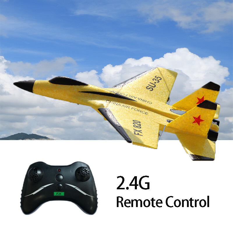 2.4G Glider RC Drone Flanker-E SU35 Fixed Wing Airplane Remote Control Airplane Electric With LED Outdoor Toys RC Plane SU-35