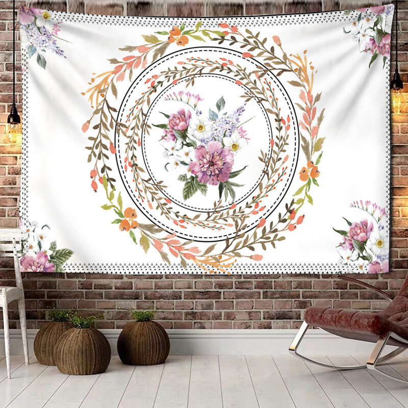 1 tk 75x100 cm puuprintimist härmatisega seinavaibad Elutoa magamistuba Ühiselamu sisekujundus Kodukaunistuse gobelään