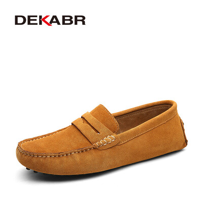 DEKABR Kevadsuvi Uued Meeste Loafers Mugavad Lamedad Vabaajajalatsid Meeste Hingavad, Sisselibisevad Pehmest Nahast Sõidukingad Mokassiinid