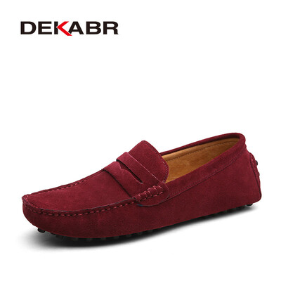 DEKABR Kevadsuvi Uued Meeste Loafers Mugavad Lamedad Vabaajajalatsid Meeste Hingavad, Sisselibisevad Pehmest Nahast Sõidukingad Mokassiinid
