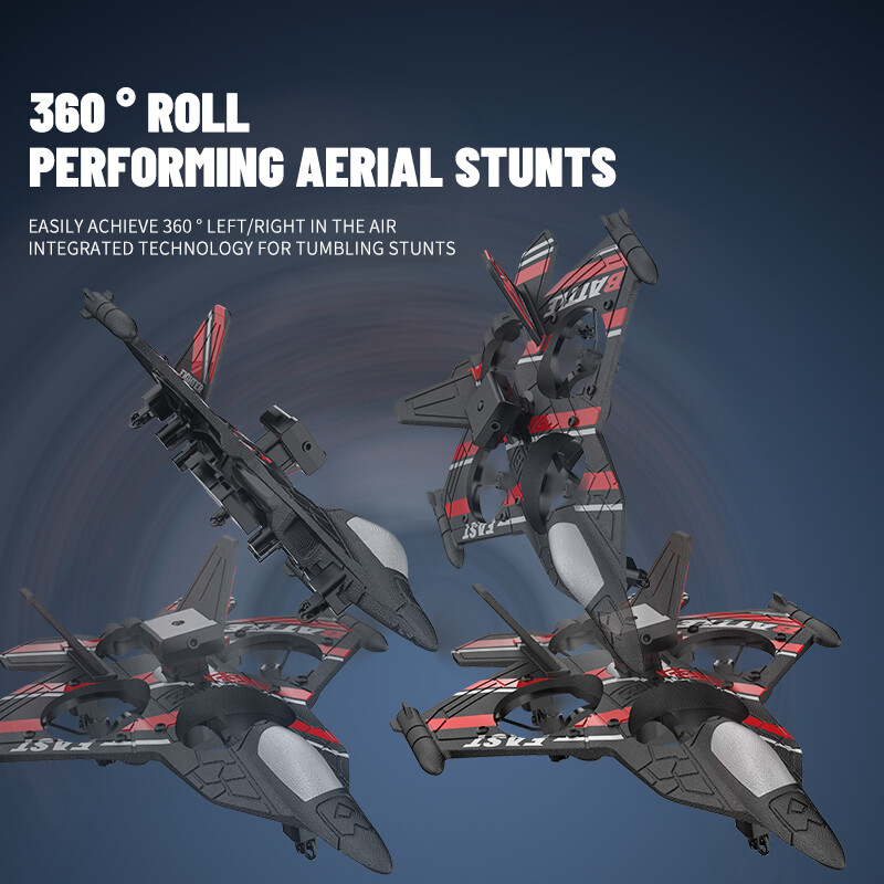 RC lennuk kaameraga Helikopteri kaugjuhtimispuldiga õhusõiduki takistuste vältimise hävitaja 2,4G lennuk EPP vahtlennuk laste mänguasjad