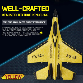 RC Foam Aircraft SU-35 Plane 2.4G Радиоуправляем планер Дистанционно управление Fighter Plane Glider Самолет Foam Boys Играчки за деца