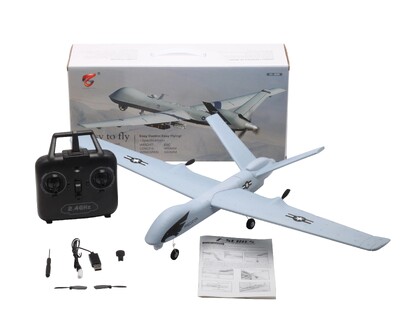 Z51 Predator RC Glider 2.4G 2CH Самолет от пяна за ръчно хвърляне с фиксирана светлина 660MM Размах на крилата Самолет Figher Играчки за момчета Деца