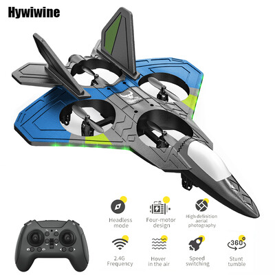 Avion de luptă RC 2.4G 4CH Giroscop cu 6 axe Echilibru automat 360° Rollover EPP RTF Avion electric cu planor RC Jucării pentru copii