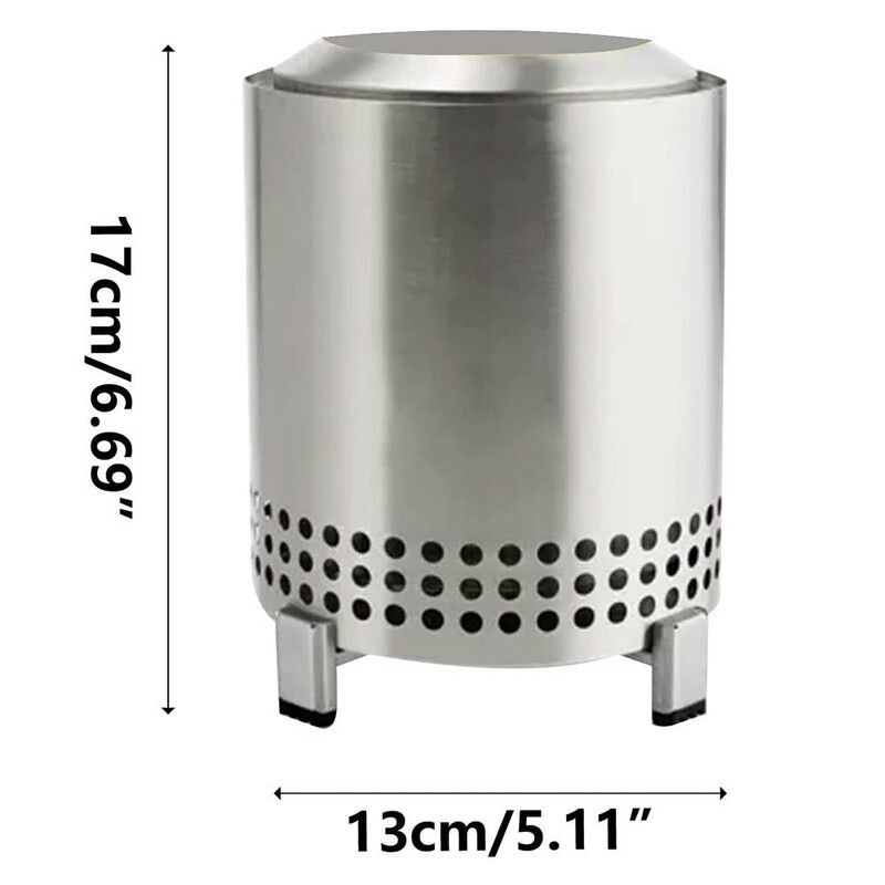 sa stalkom Stolna vatra Jama za vatru od nehrđajućeg čelika Vanjska prijenosna peć na drvene pelete Jama za vatru bez dima za kampiranje Vrtna terasa Roštilj