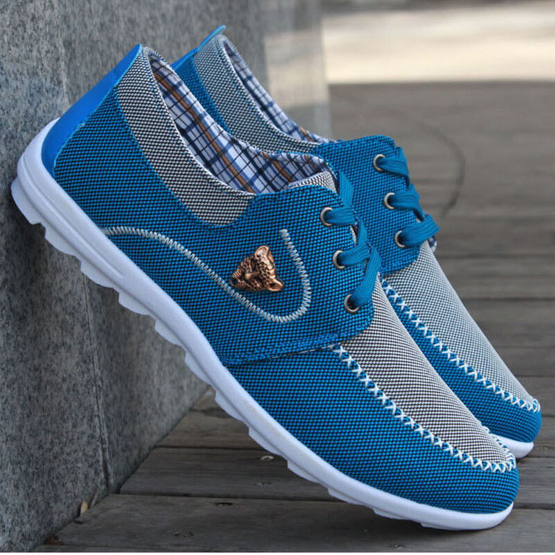 Meeste vabaajajalatsid Suvised hingavad lõuendjalatsid Luksuskaubamärgid Loafers Kerged, suures suuruses tossud Moodsad sõidujalatsid