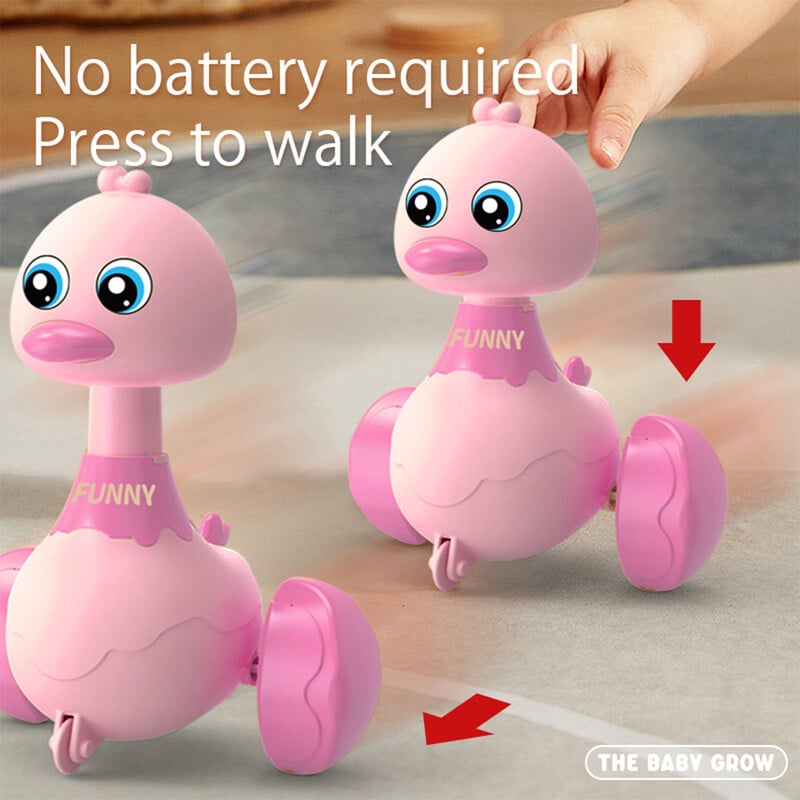 Pressing Go Inercijski automobil Dječji dječji igračke Patke Vozilo Igračka Press Swing Duck Model automobila Igračke za malu djecu Dječji trkaći automobil Poklon