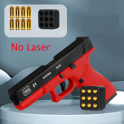 Pištolj za automatsko izbacivanje granate Laserska verzija Pištolj igračka Blaster Model Rekviziti za odrasle Djecu Igre na otvorenom