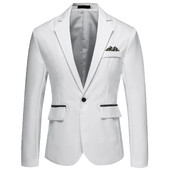 2023 Slims meeste lääne stiilis bleiser ühevärviline stiilne äriülikond hulgimüük väliskaubandus vabaaja stseen Muu materjal