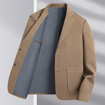 2023 Нова мъжка тънка мода Всичко Висококачествена корейска версия на The Wedding Gentleman Британски стил Хостинг Ежедневен блейзър