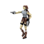 MOC Tombed Raidered-Lara Croft Brickheadzs mängu tegelaste ehitusploki komplekt Naissõdalaste seiklusmudelite telliskivi kingitus lastele