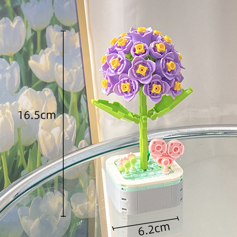 Loomingulised lilled, ehitusklotsid, surematud lilled, potitaimed, mänguasjamudelid, lauakaunistused, jõulukingid tüdrukutele