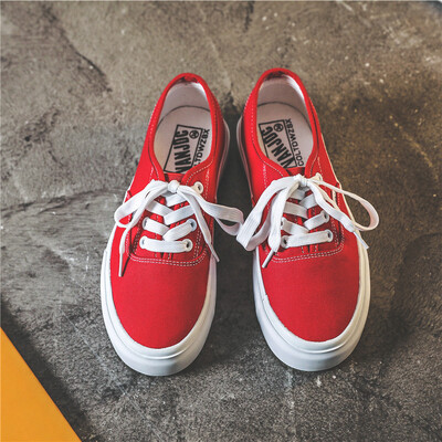 Naiste tossud vabaaja vulkaniseeritud jalanõud Ulzzang klassikaline rula lõuend kingad valged mustad lamedad Tenis Feminino