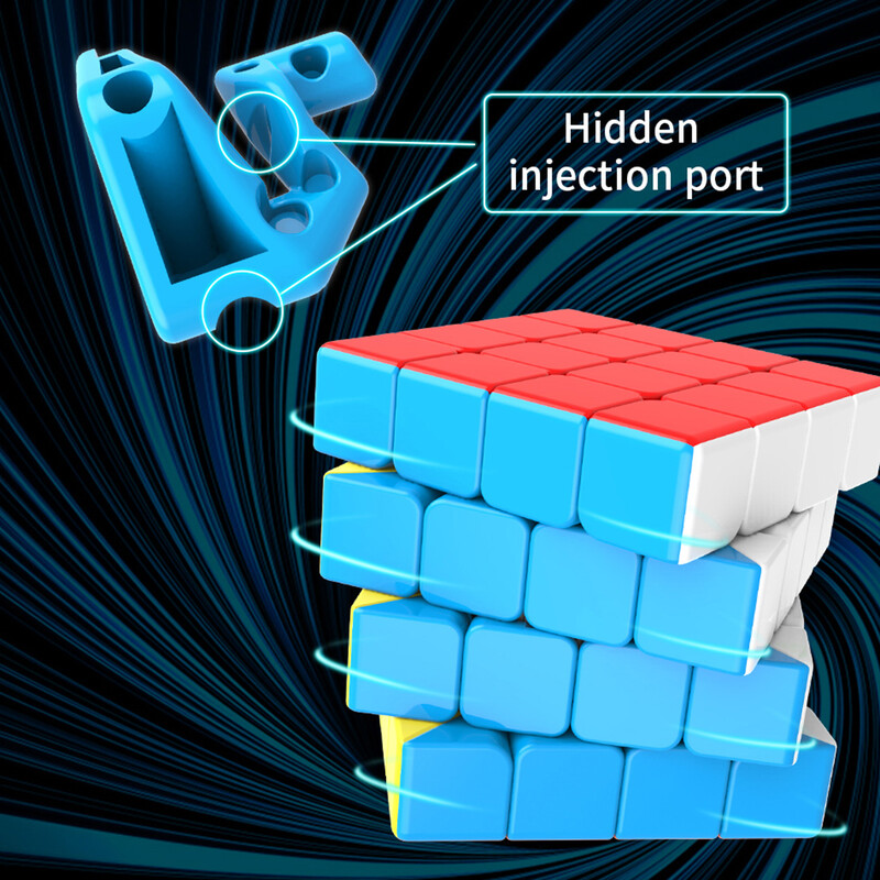 [ECube] MeiLong 4x4x4 võlukuubikuga puslemäng Puslekuubikud Lastele varane hariv mänguasi lastele Uus kuubik 2019 – värviline