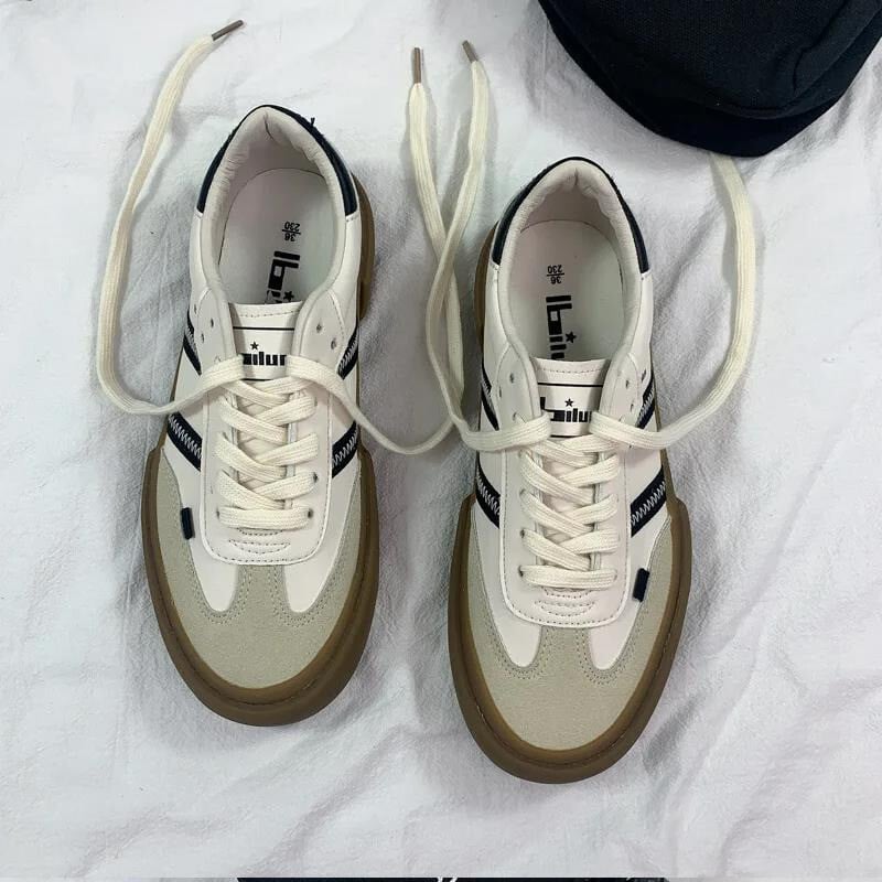 Uued naiste mustvalge platvormiga lõuendist kingad tossud, nööriga, mugavad jalatsid Mood välistingimustes mitmekülgsed spordijalatsid Vulcanize kingad