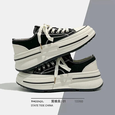 Naiste lõuendist kingad suvised uued hingavad platvormkingad vabaaja tossud naiste mood Mitmekülgsed naiste disainjalatsid tossud