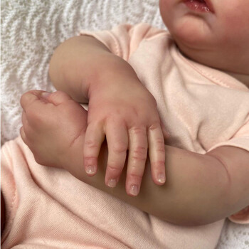 NPK 18 ιντσών Reborn Baby Doll Meadow Soft Body 100% χειροποίητο 3D Skin with Visbile Veins Συλλεκτικό χριστουγεννιάτικο δώρο κούκλας τέχνης