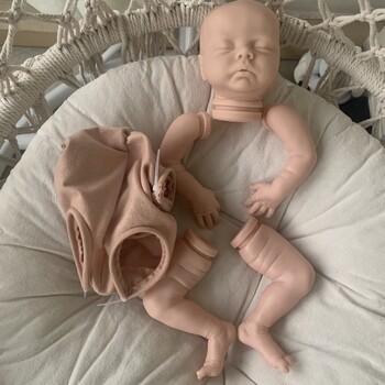 NPK 18 ιντσών Reborn Doll Kit Delilah Lifeike φρέσκο χρώμα Μαλακά εξαρτήματα κούκλας DIY