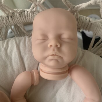 NPK 18 ιντσών Reborn Doll Kit Delilah Lifeike φρέσκο χρώμα Μαλακά εξαρτήματα κούκλας DIY