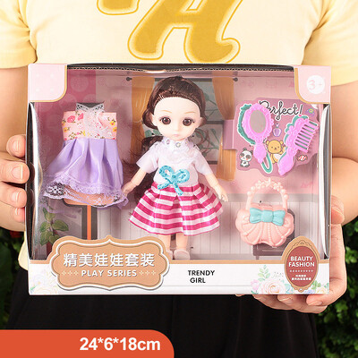 Играчки BJD кукла за момичета Подаръци Чанта за принцеса Зоомагазин Велосипедна става Подвижен пълен комплект Направи си сам играчка Детска играчка Рожден ден Коледа