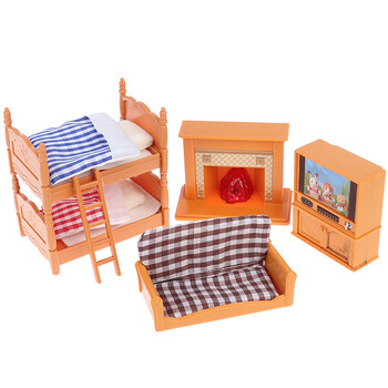 Κουκλόσπιτο Miniature Accessories 1/12 Forest Family Home Furniture Collection Σετ Κουζίνα Κατσαρόλες Μαγειρικής για Παιδιά Κορίτσια Δώρο