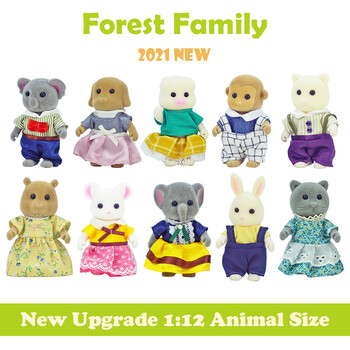 Κουκλόσπιτο Miniature Accessories 1/12 Forest Family Home Furniture Collection Σετ Κουζίνα Κατσαρόλες Μαγειρικής για Παιδιά Κορίτσια Δώρο