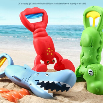 Grabber Baby Bath Toys - Παιχνίδια παραλίας παίζοντας με άμμο Χαριτωμένο πολύχρωμο Lobster Claw Catcher Πισίνες & εξωτερικούς χώρους - Εκπαιδευτικό παιχνίδι