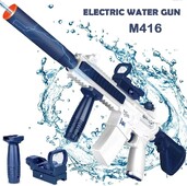 M416 Електрически воден пистолет Напълно автоматична играчка за стрелба Плажни развлечения на открито Подаръци за деца и възрастни