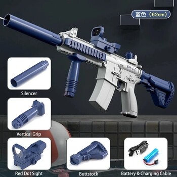 M416 Electric Water Gun Πλήρως αυτόματο σκοπευτικό παιχνίδι παραλίας Υπαίθρια ψυχαγωγία Δώρα για παιδιά και ενήλικες