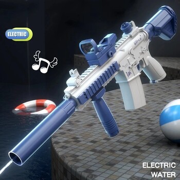 M416 Electric Water Gun Πλήρως αυτόματο σκοπευτικό παιχνίδι παραλίας Υπαίθρια ψυχαγωγία Δώρα για παιδιά και ενήλικες