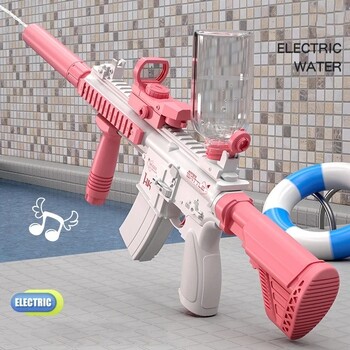 M416 Electric Water Gun Πλήρως αυτόματο σκοπευτικό παιχνίδι παραλίας Υπαίθρια ψυχαγωγία Δώρα για παιδιά και ενήλικες