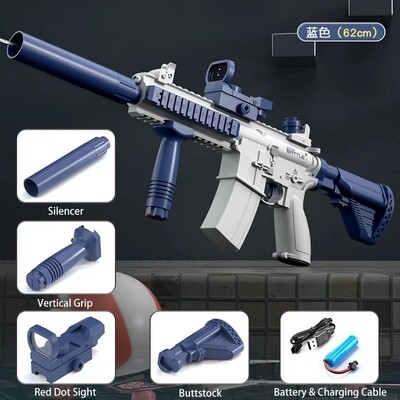 M416 Електрически воден пистолет Напълно автоматична играчка за стрелба Плажни развлечения на открито Подаръци за деца и възрастни