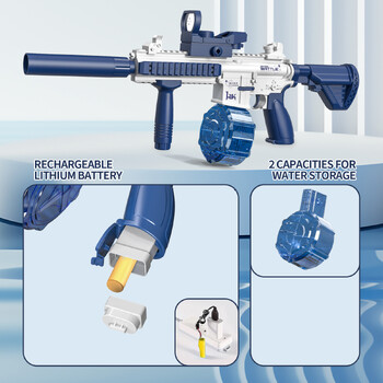 Νέο M416 Electric Water Gun Πλήρως αυτόματο Παιχνίδι Σκοποβολής Summer Beach Outdoor Entertainment Δώρα για παιδιά και ενήλικες