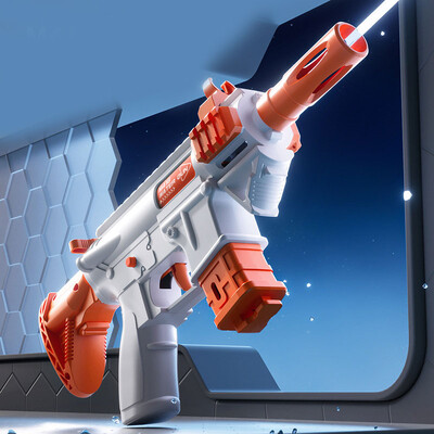 Naujas M416 elektrinis vandens pistoletas, visiškai automatinis šaudymo žaislas vasaros paplūdimio lauko pramogoms, vaikams ir suaugusiems