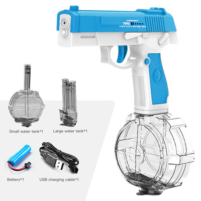 Naujas M416 elektrinis vandens pistoletas, visiškai automatinis šaudymo žaislas vasaros paplūdimio lauko pramogoms, vaikams ir suaugusiems