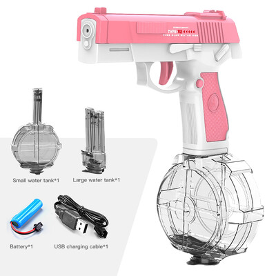 Naujas M416 elektrinis vandens pistoletas, visiškai automatinis šaudymo žaislas vasaros paplūdimio lauko pramogoms, vaikams ir suaugusiems