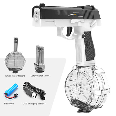 Naujas M416 elektrinis vandens pistoletas, visiškai automatinis šaudymo žaislas vasaros paplūdimio lauko pramogoms, vaikams ir suaugusiems