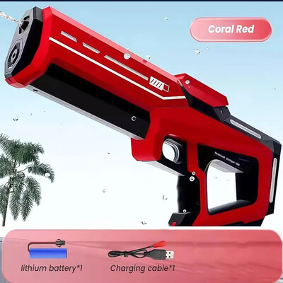 Električni vodeni pištolji za odrasle Snažni brizgaljke Automatsko usisavanje vode Puhači za vodu Ljetne igračke za plažu na otvorenom za djecu Poklon