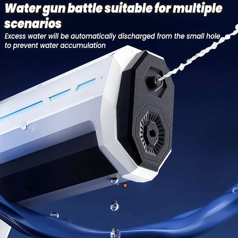 Električni vodeni pištolji za odrasle Snažni brizgaljke Automatsko usisavanje vode Puhači za vodu Ljetne igračke za plažu na otvorenom za djecu Poklon